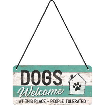 Insegne: Hängeschild 3D-DOGS WELCOME – Nuovo e nell'imballaggio originale da Rupperswil venduto da big-one-sale