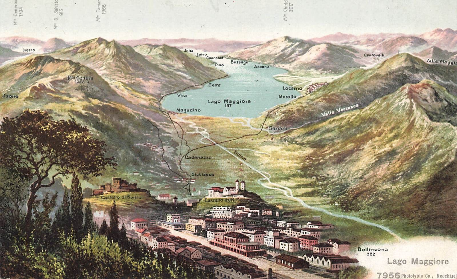 Ansichtskarten: Bellinzona – Gebraucht aus Biasca von Blenio71