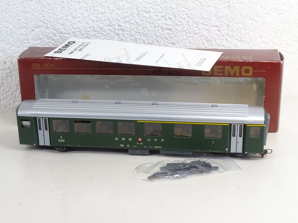 Hag - 421 Carrozza pilota SBB tipo EW I mista di 1°/2° cl., logo a