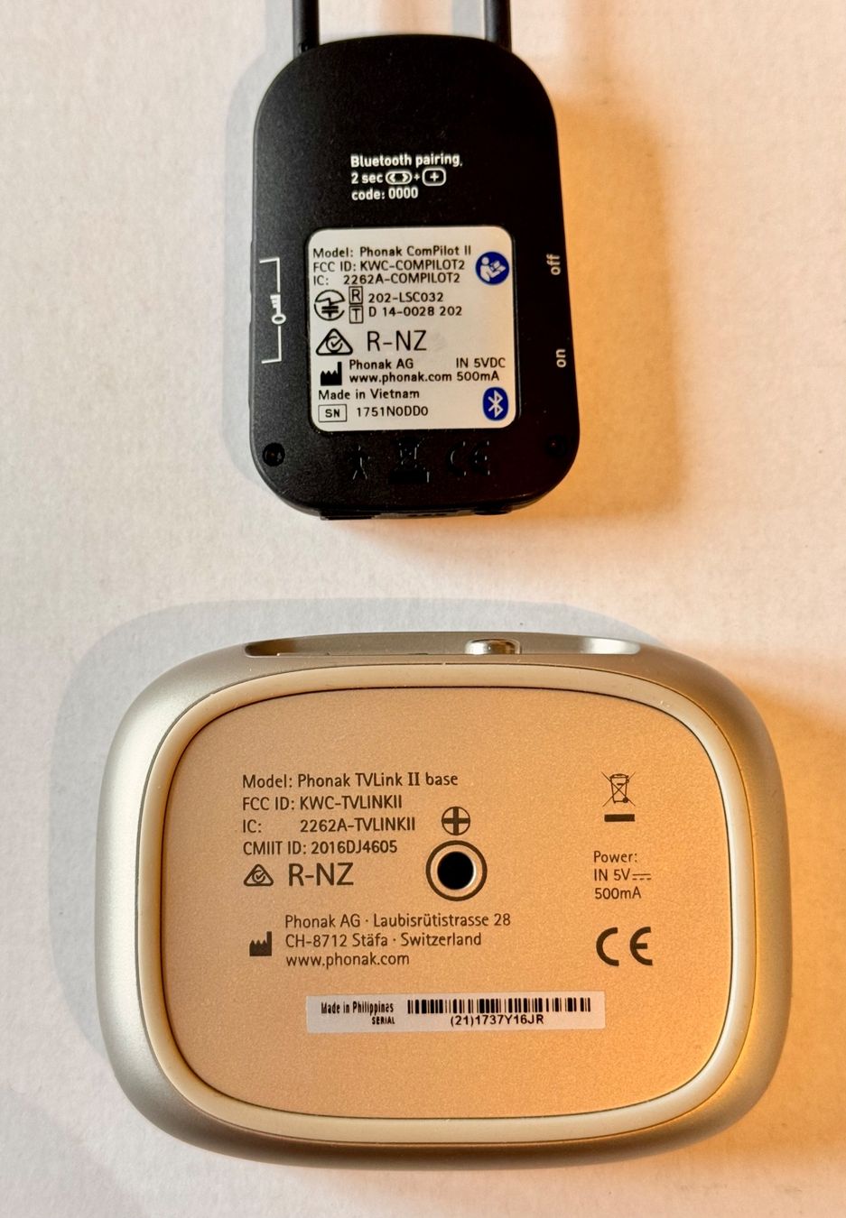 Fernbedienungen: Phonak ComPilot II + Tv Link II – Gebraucht aus Hermetschwil-Staffeln von Sigmund57 5
