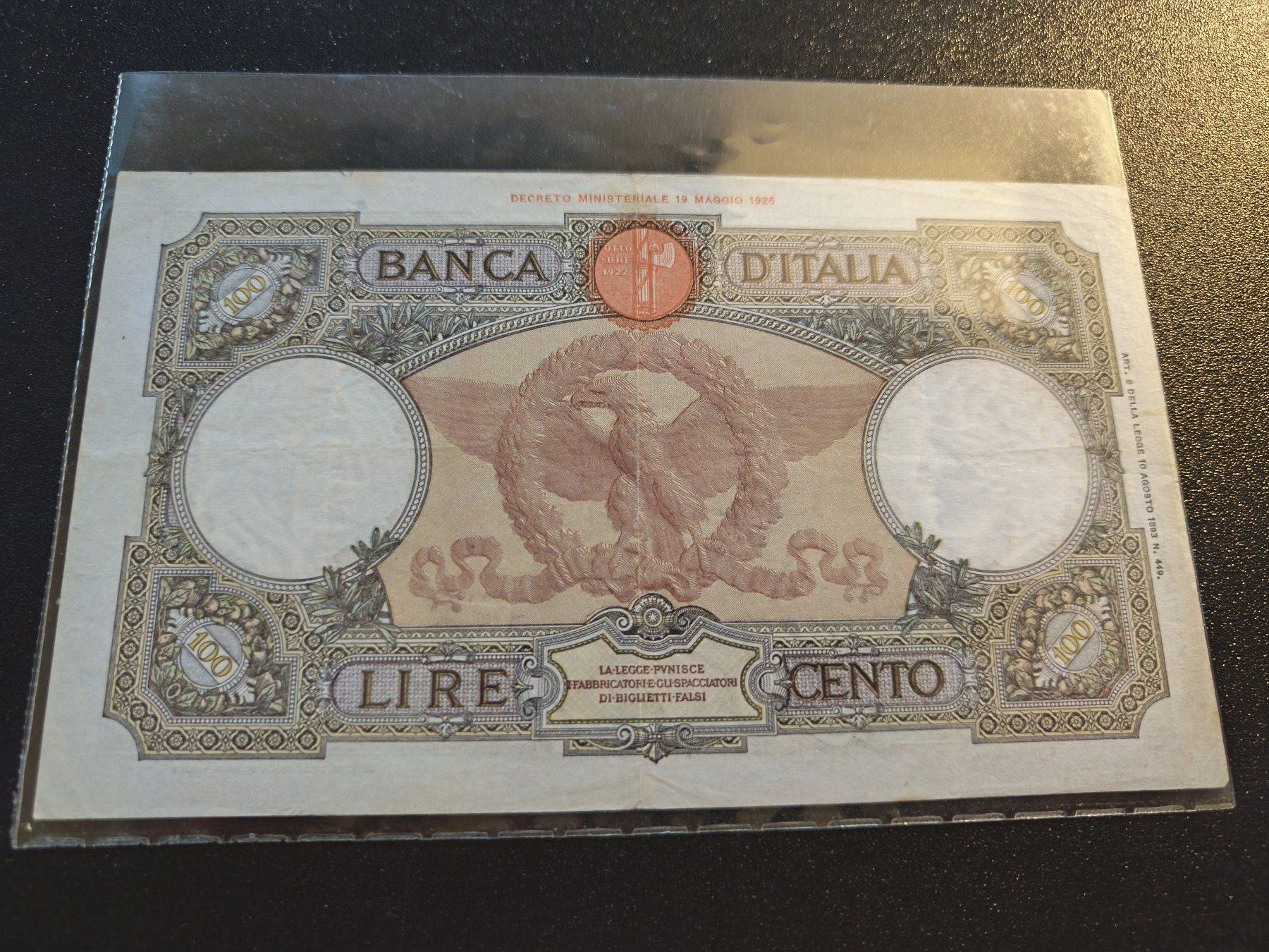 Banconote: Italia Banknote - 100 Lire – Usato da Mendrisio venduto da Dee-11 1