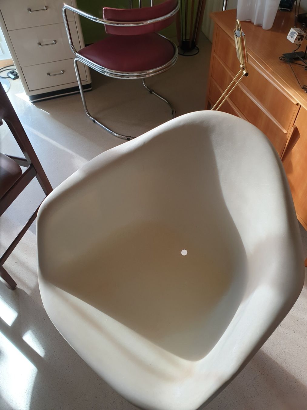 Eames Poltrone: Eames Chair Fiberglas 70's – Usato da rebstein venduto da spacy73 6