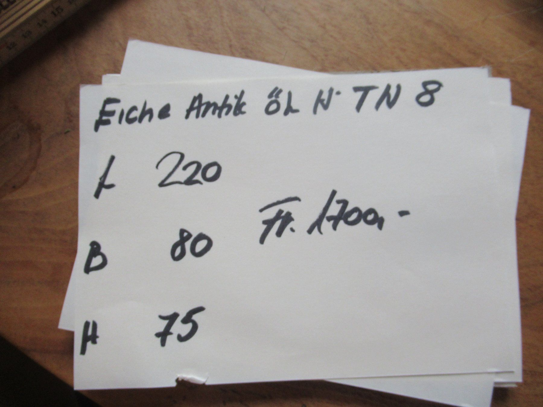 Tavoli: Antiker Beizentisch (Eiche/220) – Usato da Berg SG venduto da Pizza58 8