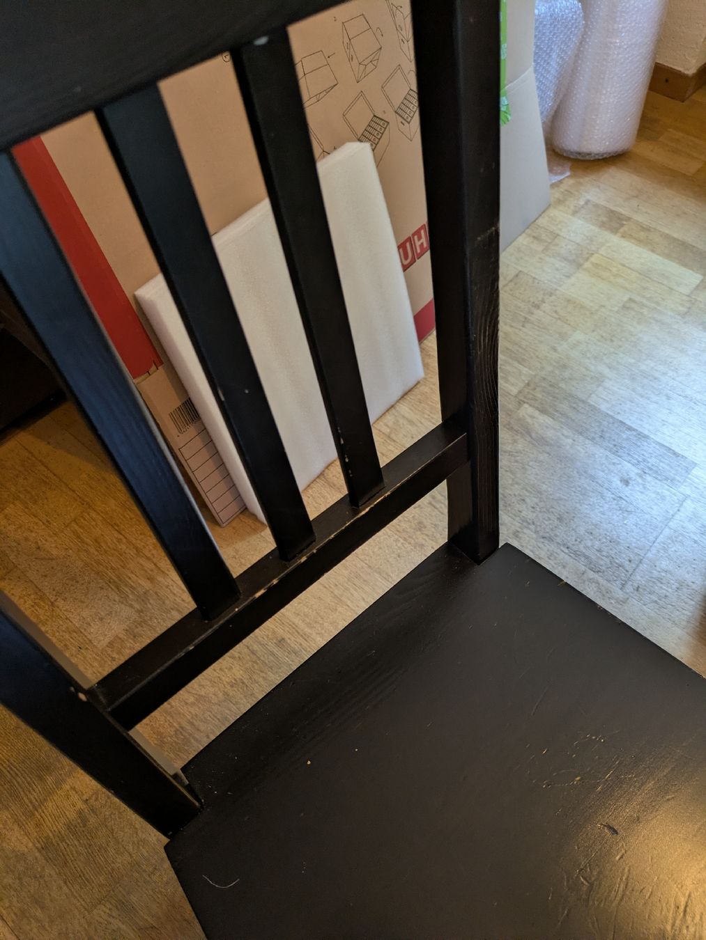 Ikea Tische: Dining Table (extendable) and 8 Chairs Black Used – Gebraucht aus Uitikon Waldegg von reb_b5wb 1