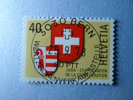 1978 Kanton Jura Marke 621 ET Vollstempel