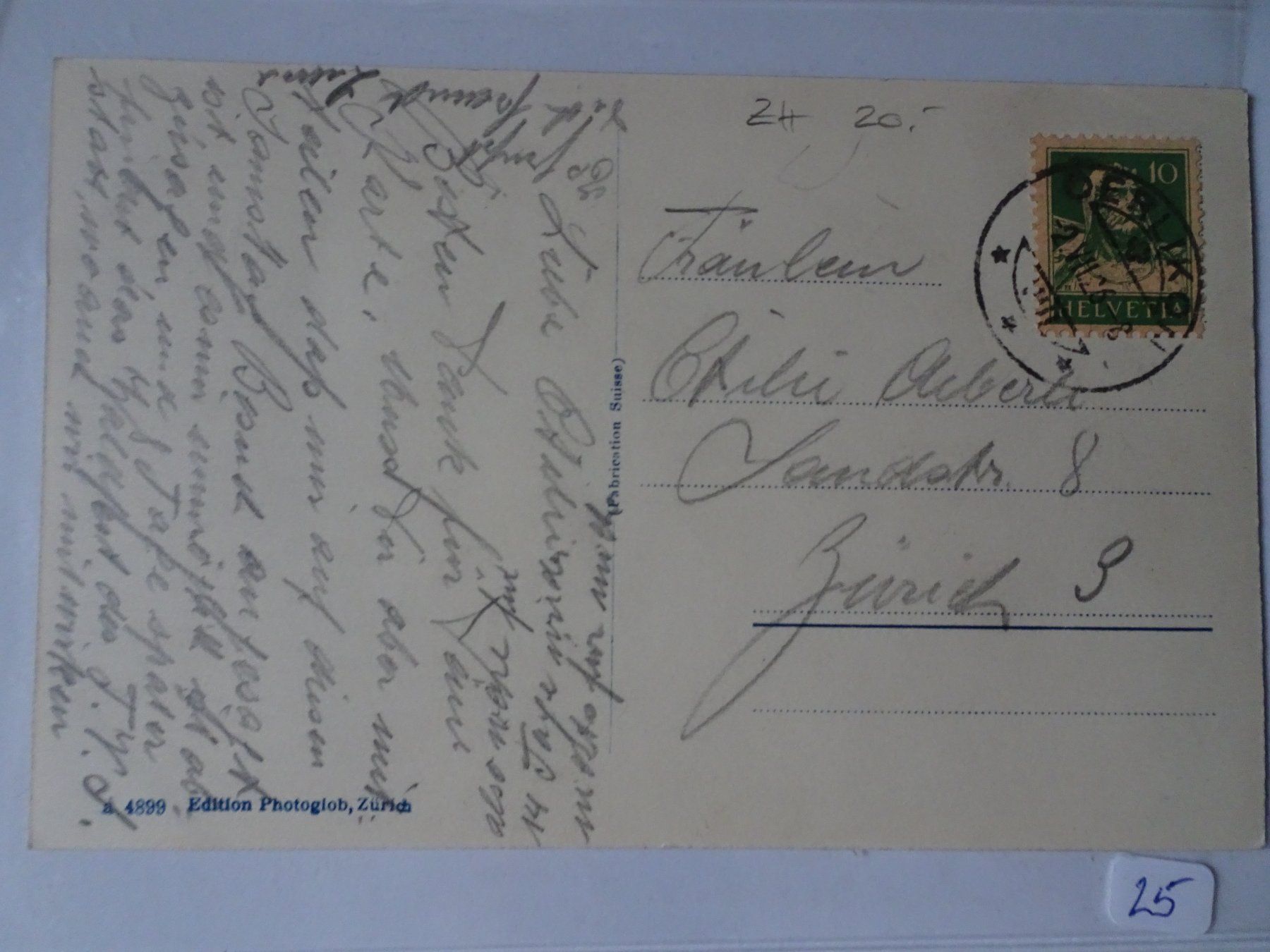 Cartoline postali: AK Oerlikon – Usato da Schönenwerd venduto da schnitzunddrunter 1