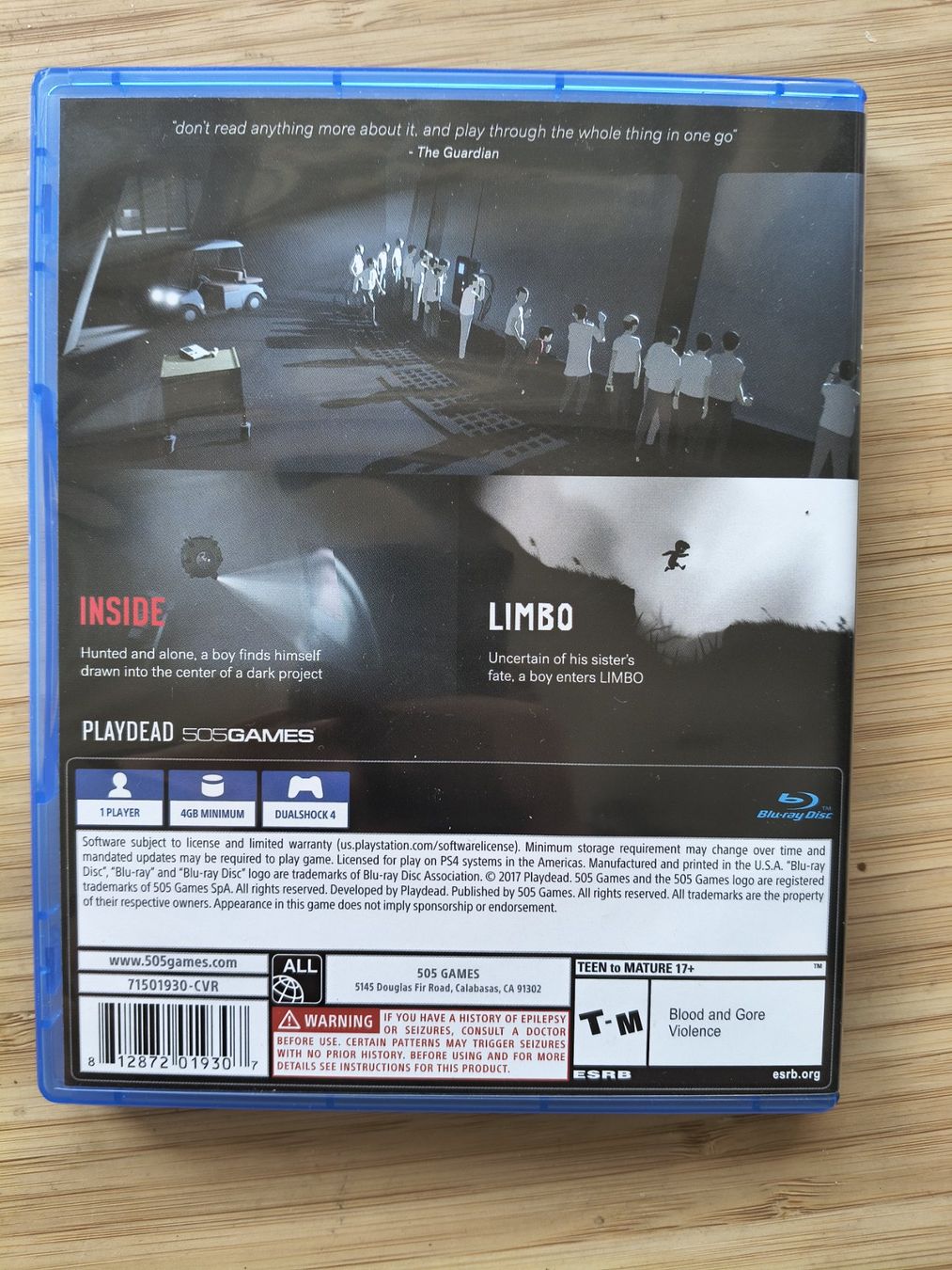 Giochi: Inside + Limbo - Double Pack (PS 4) – Usato da Riedholz venduto da ste_96cd 1