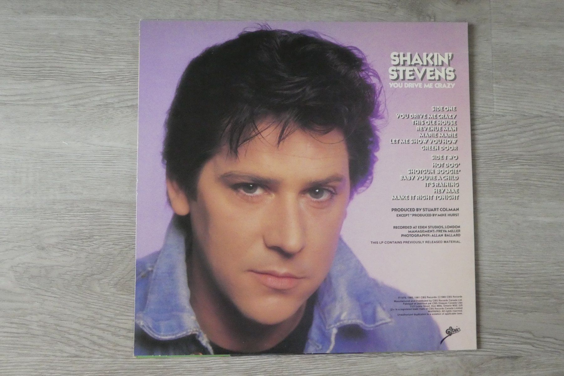 Schallplatten: Shakin Stevens Lp, You drive me crazy – Gebraucht aus Andelfingen von Annegret06 1