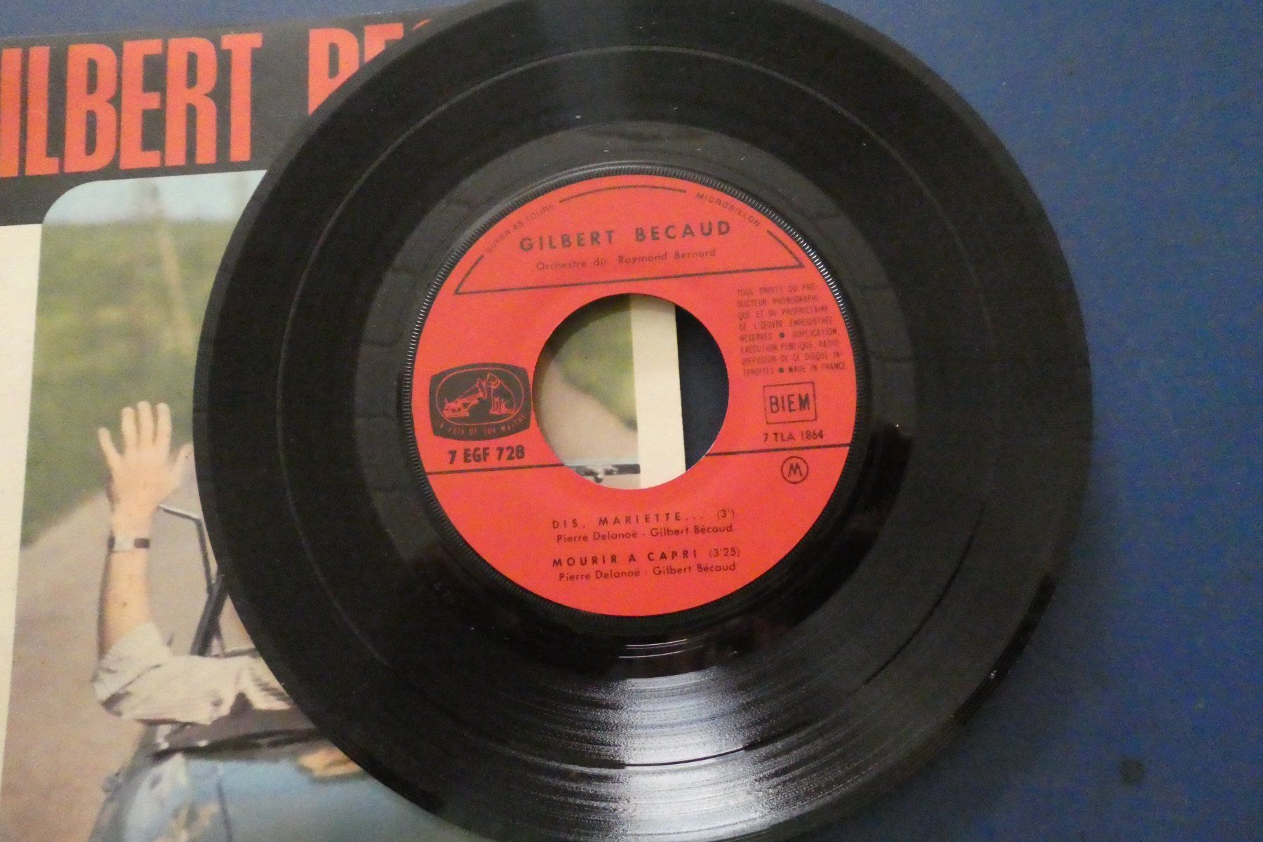 Schallplatten: Disque Gilbert Bécaud – Gebraucht aus Fontaines NE von monloisir 2