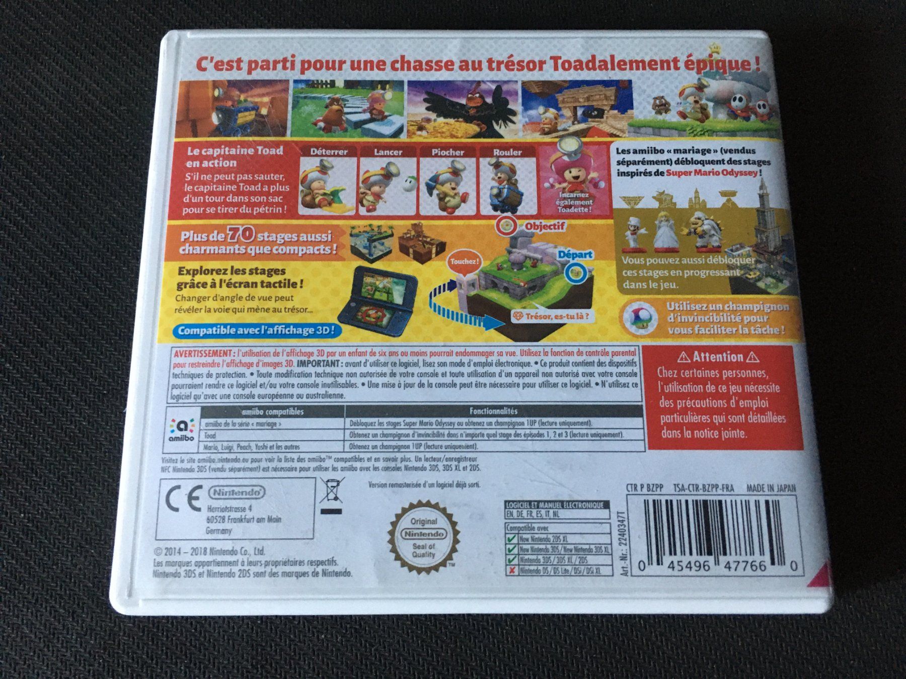 Nintendo Giochi: Captain Toad Treasure Tracker für Nintendo 3ds – Usato da St.Gallen venduto da sjosjo 1