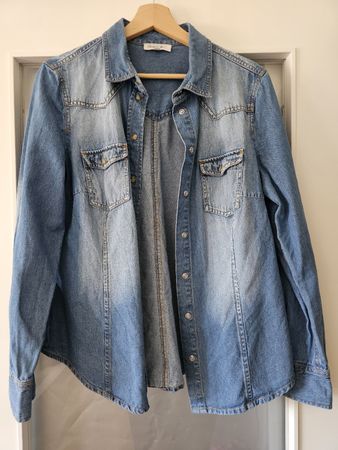 Jeansbluse