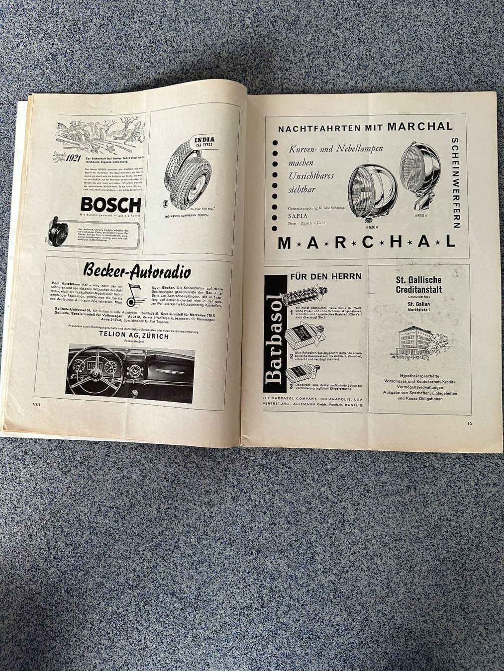 Riviste & Magazine: Zeitschrift  " AUTO " ACS 1951 – Usato da Boswil venduto da pavo1 6