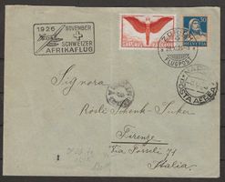 1926 : Brief Afrikaflug mit Nr. F11 : KP 190.--