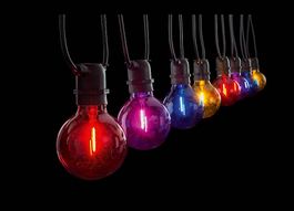 STT LED-Lichterkette »STT Vintage G80 mc«, 8 St.-flammig