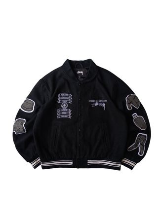 Vintage Stüssy X CDG 40th Anniv Varsity Jacket (M)