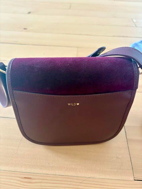 Sezane Borse da donna: Sac SEZANE bordeau velours – Usato da Aubonne venduto da del_kb95 2