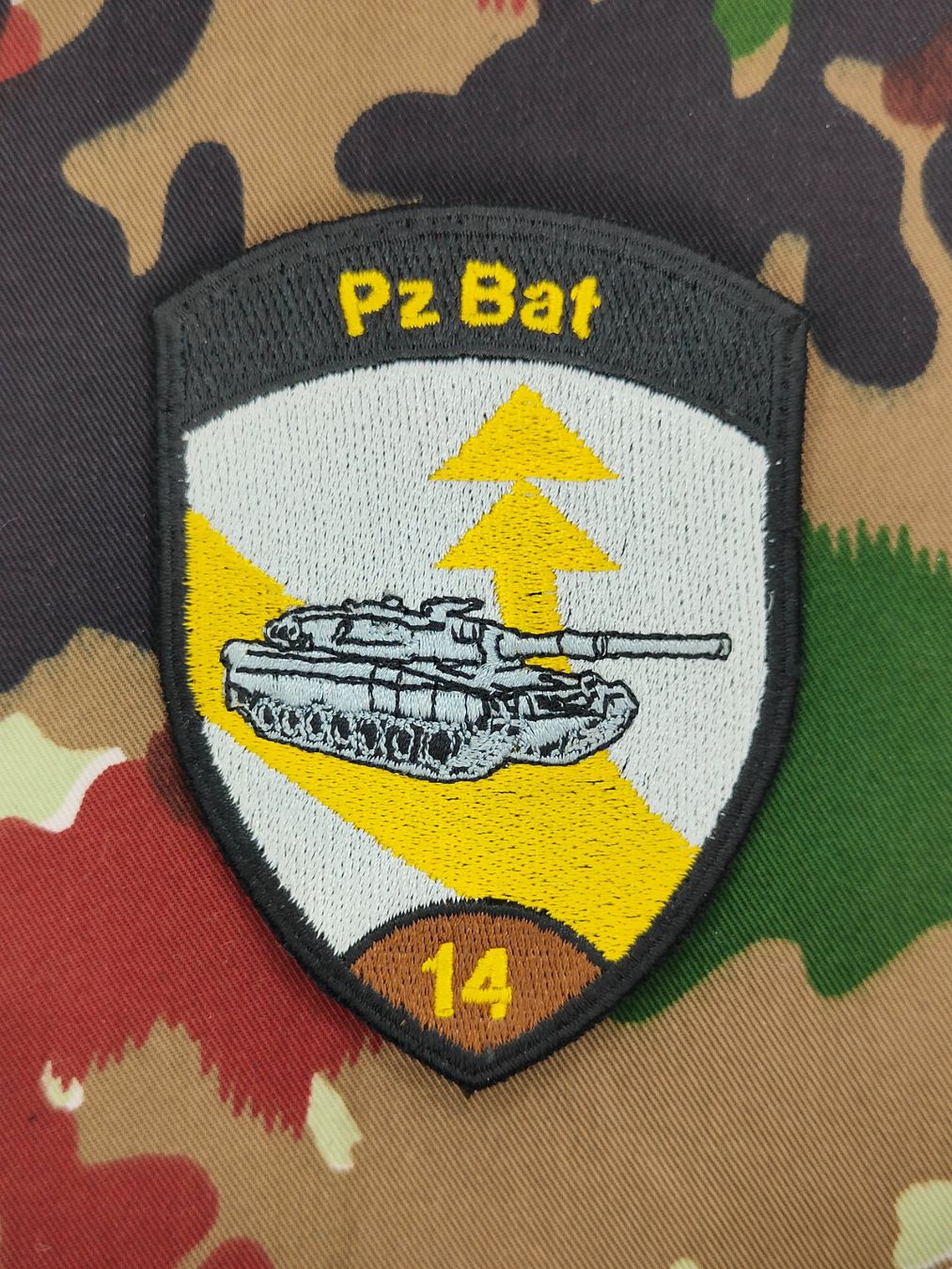 Schweizer Armee Placchette & Badge: Verbandsabzeichen Pz Bat 14 Kp 2 – Usato da Bauma venduto da SwissMilitaria