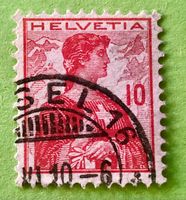  Nr.120 Brustbild der Helvetia mit Schwert GESTEMPELT    