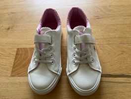 Kinder Turnschuhe weiss rosa Grösse 33 gebraucht