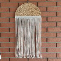 Modern Makramee Wanddekor natur boho scandi Stil Modern