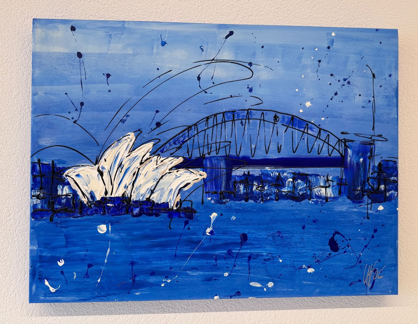 Foto & Immagini: Acrylbild auf Leinwand Sydney – Usato da Seengen venduto da Bouquet5