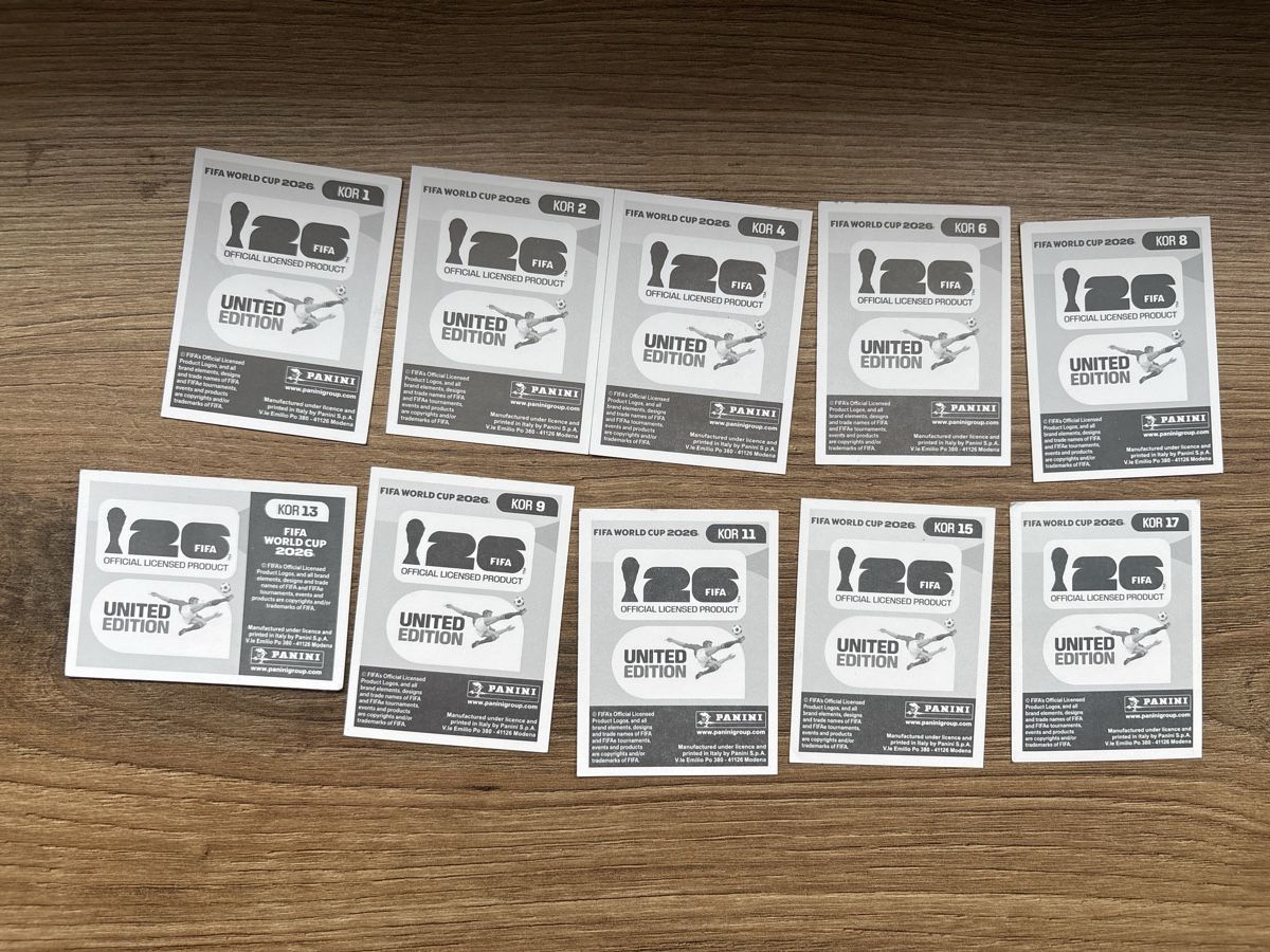 Panini Carte collezionabili: Panini WM 2026 Stickers Korea – Nuovo (secondo la descrizione) da Menznau venduto da Hetfield85 1
