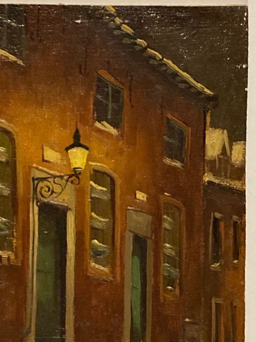 Tableaux: Aären Roban signiert Gemälde eines Hauses mit Gasse – D'occasion à Hirzel par pjn_d7xp 3