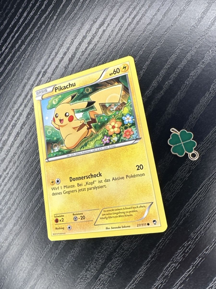 Pokémon Carte collezionabili: Pikachu 27/111 non holo NM – Usato da Uster venduto da Neonschwarz 2