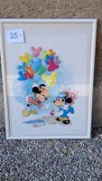 ancienne affiche originale Disney Mickey et Minnie