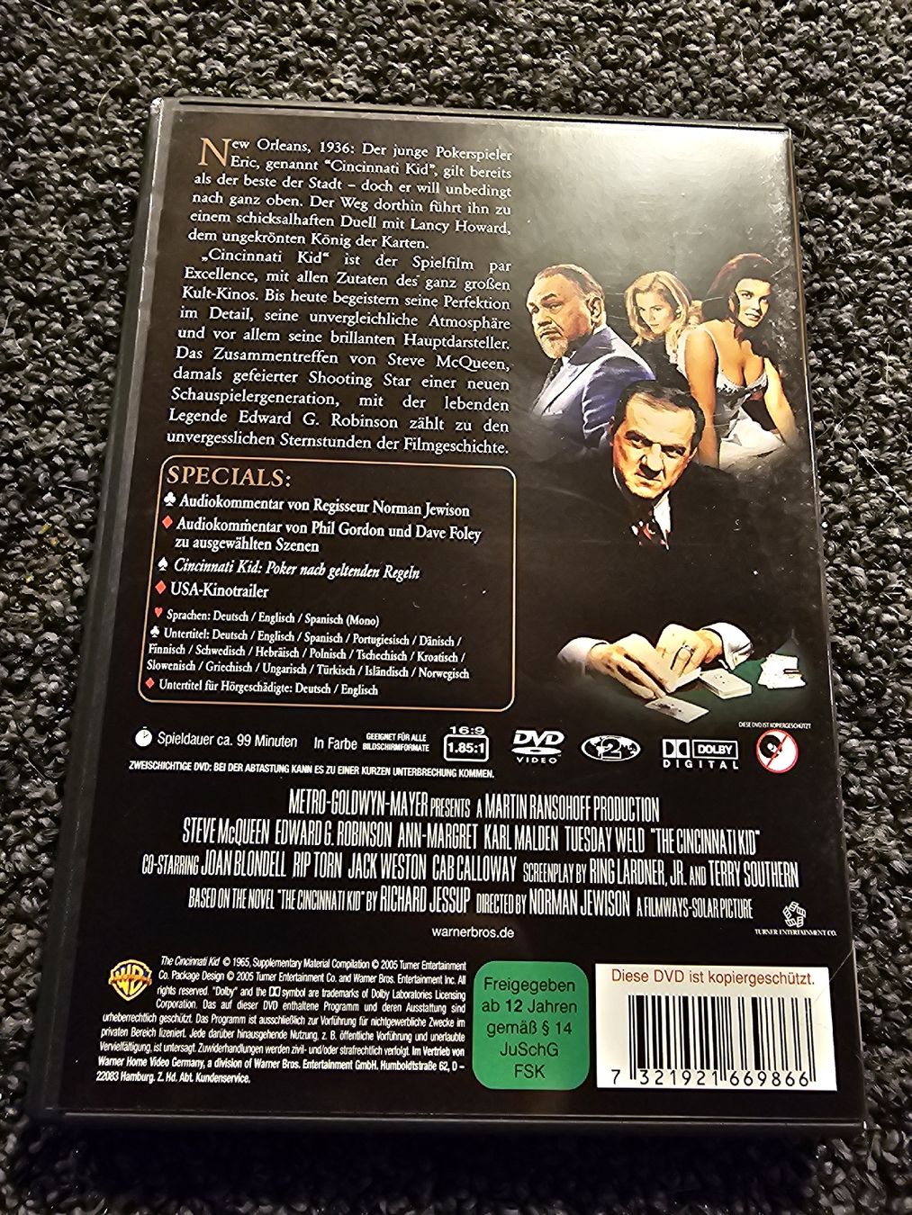 Tous les DVDs: DVD Cincinnati Kid (22565) – D'occasion à Ruswil par jan_bxl5 1