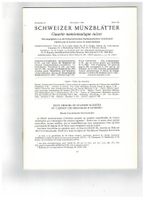 Schweizer Münzblätter  Heft 120