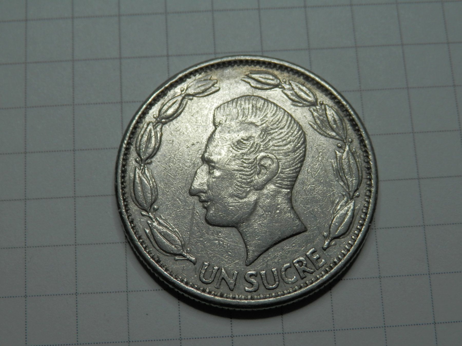 Tutti le monete: Ecuador  1 Sucre, 1971 – Usato da Weiach venduto da weiach81 1