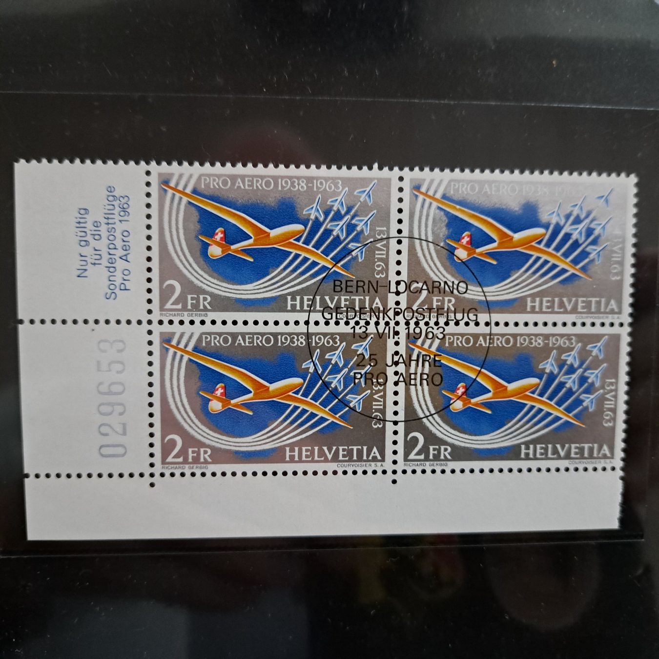 Tutti i francobolli: Kleine Flugpostsammlung – Usato da Wattenwil venduto da paku48 6