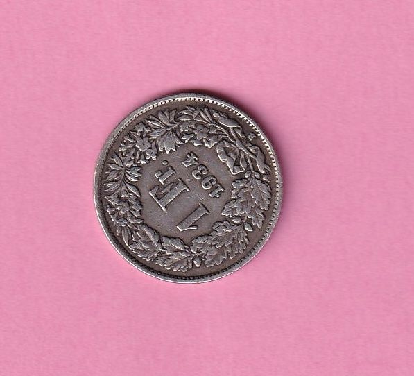 Tutti le monete: 1 Franken Silbermünze 1934 – Usato da Braunwald venduto da Flur