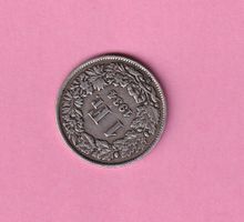 1 Franken Silbermünze 1934