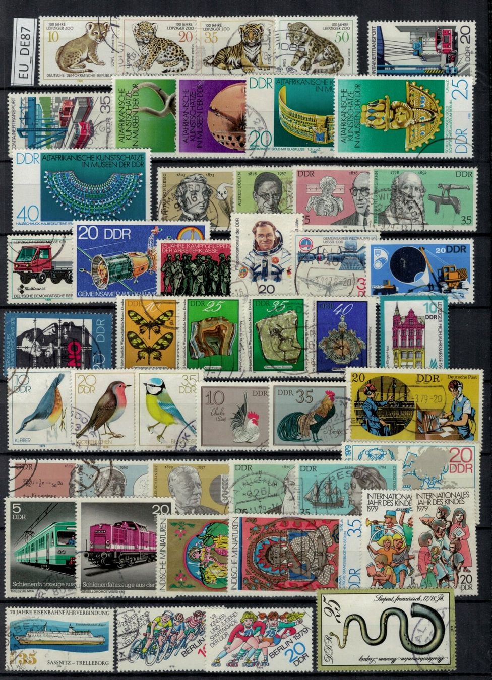 Tutti i francobolli: DDR 1978/79, EU_DE87 – Usato da Erlenbach ZH venduto da panstamps