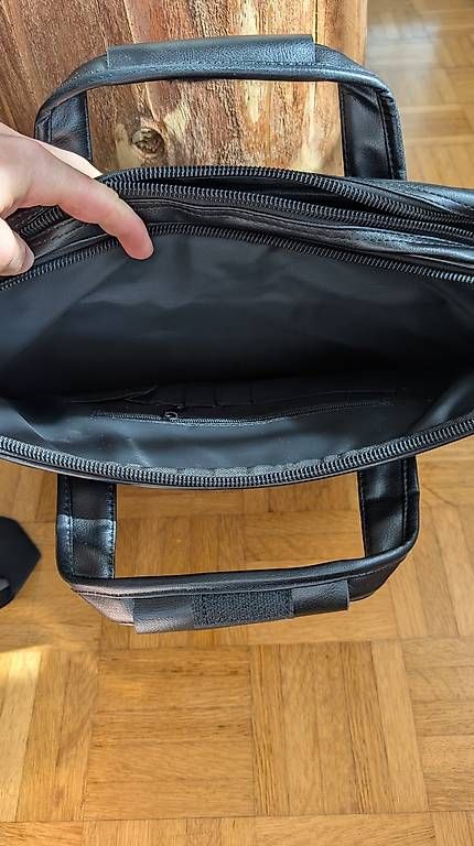 Borse: Laptoptasche Schwarz Kunstleder NEU | 2 Fächer | Trolley – Nuovo (secondo la descrizione) da Buchrain venduto da bux02 2