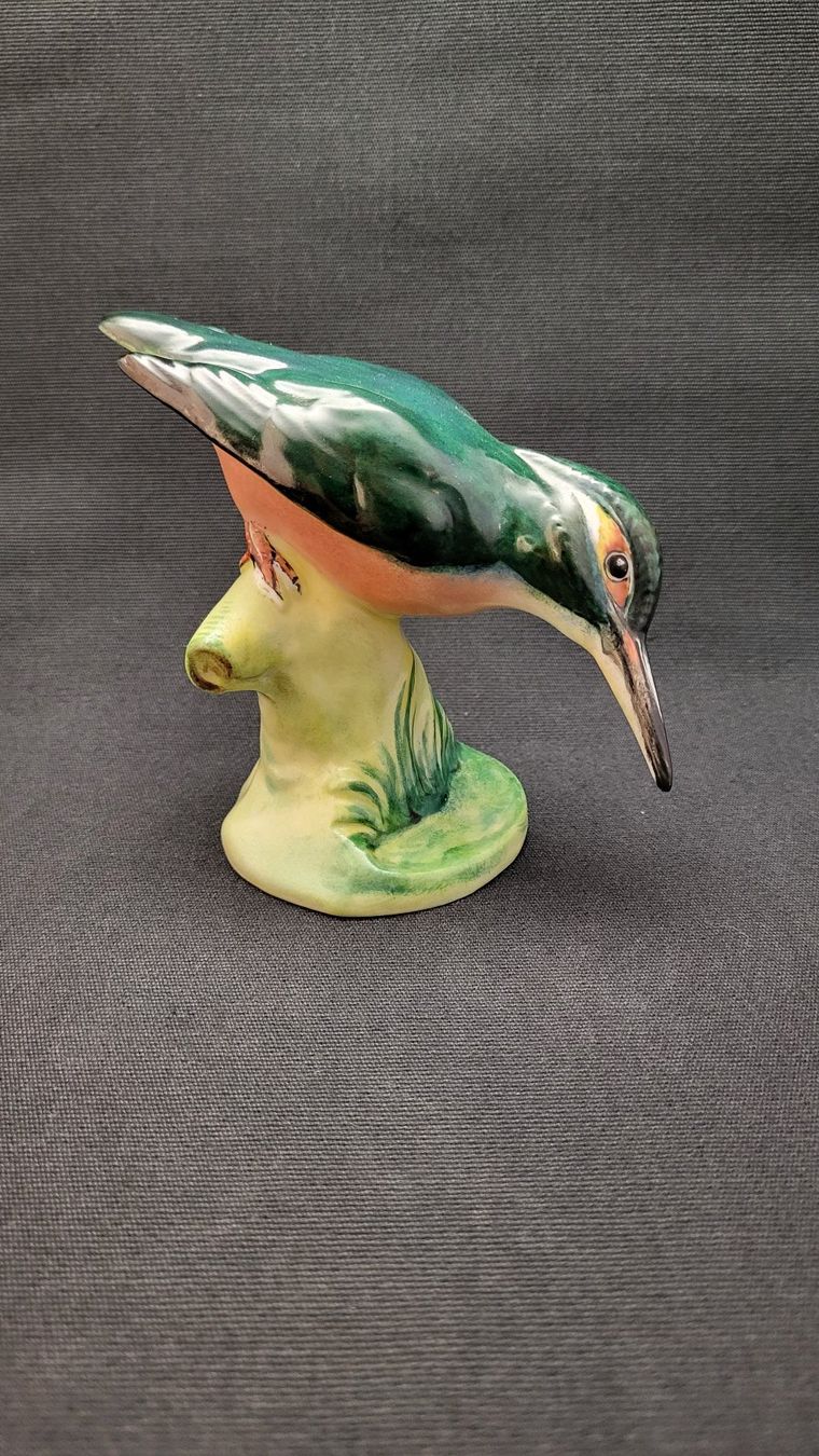 Wagner & Apel Figuren: Handbemalter Eisvogel WAGNER & APEL – Gebraucht aus Basel von spinne02 1