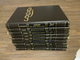 Asterix – 8 Sammelbände komplett + Uderzo – Kunstleder