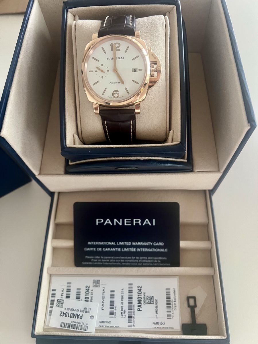 Panerai Uhren: Panerai  due 18kr. Rosegold – Neu (gemäss Beschreibung) aus Bazenheid von lasvegas1950 6