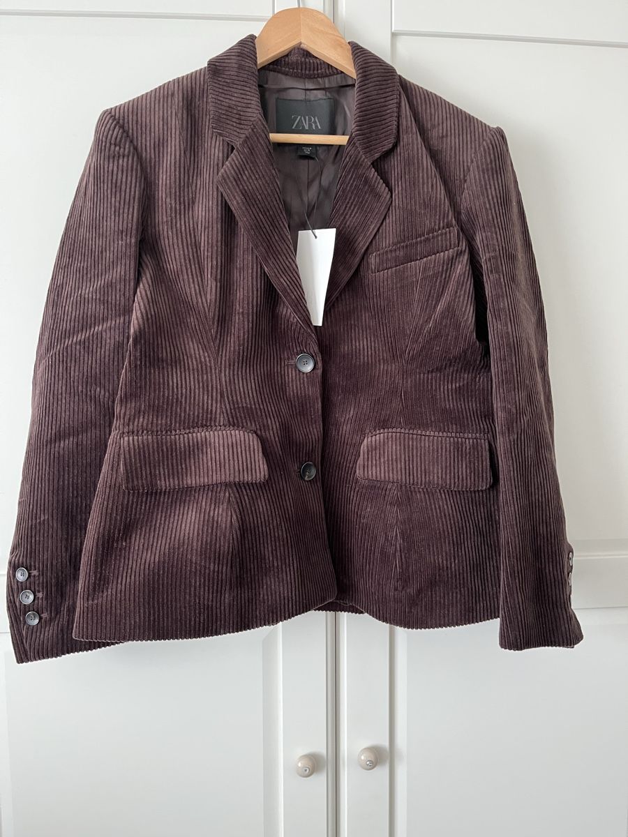 Zara Giacche: Samt Blazer – Nuovo e nell'imballaggio originale da Allschwil venduto da eyl_bb8q