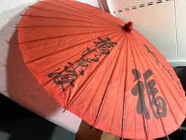 China-Schirm mit Fächer