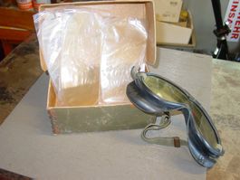Goggle Brille U.S. Korea / Vietnam War mit Box Militär