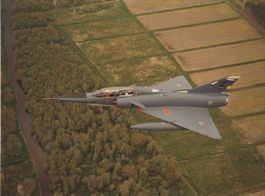 Pressefoto Dassault Mirage III DBR auf Kodak Fotopapier