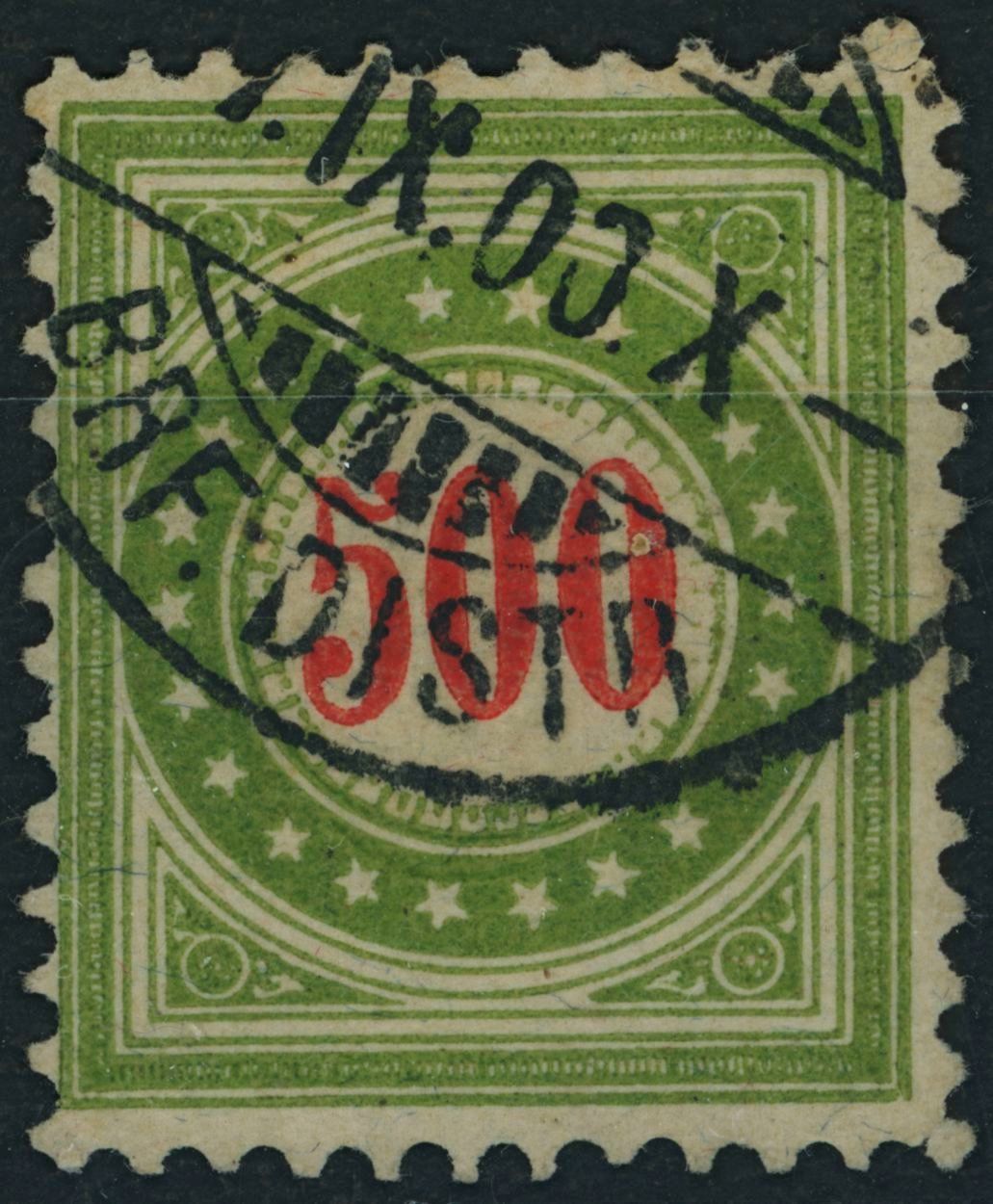 Tutti i francobolli: 1897 - Portomarke - gestempelt – Usato da Schindellegi venduto da leecollect