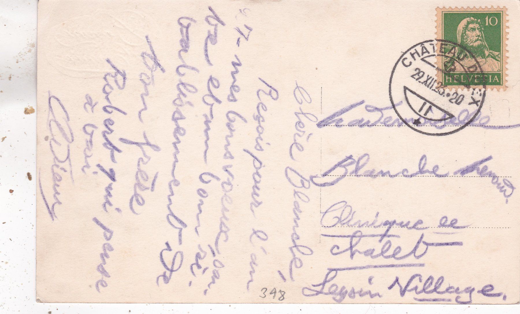 Cartoline postali: Kitsch Stechlaub Schuhe Bonne Année 1926 – Usato da Herisau venduto da Lisegrat2008 1