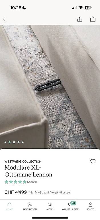 Divani: Sofa LENNON von Westwing.ch – Usato da Thun venduto da tat_wg9t 2