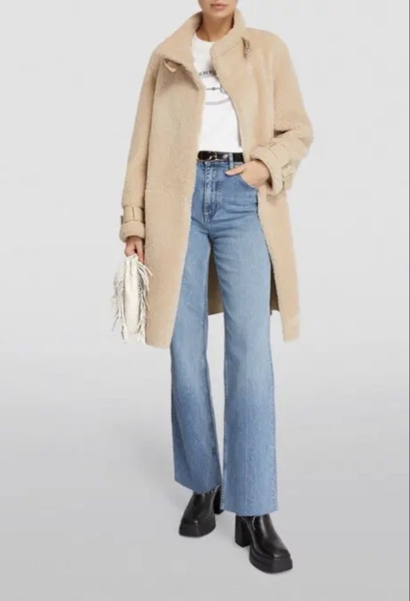 Maje Mäntel: MAJE lamb shearling coat S – Gebraucht aus Steinhausen von Stylelene14 4