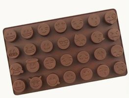 Silikonform für Schokolade, Guetzli, Emoji, neuwertig