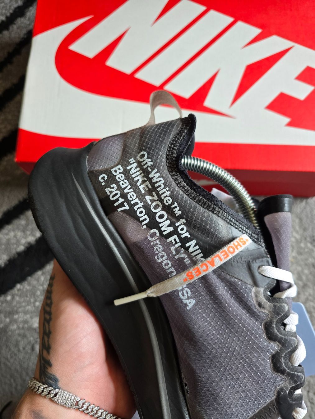 Herrenschuhe: Nike off white zoom fly – Gebraucht aus Bôle von A_Kickstory 3